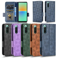 For Sony Xperia 10 IV Case Luxury Flip PU Leather Wallet Magnetic Adsorption Case For Sony Xperia 1 IV 10IV 1IV Phone Case