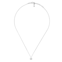 GUCCI 古馳 GG Running白金項鍊 18K白金