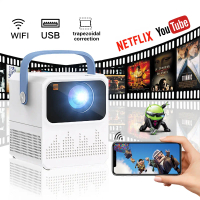 Mini Wireless Projector for Smartphones – Portable Android Home Projector with Bluetooth, CY300 Audi