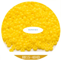 Imported From Japan Miyuki Seed Beads 1.5MM Solid Color RR15/0 Round Beads for Beads Bracelets Wholesale