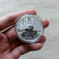 Koin Silver Perth Mint Lunar Series 3 - Year of Snake 2025 - Fine Silver 1 oz