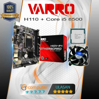 Paket intel core i5 8500 + mainboard h110 varro intel lga 1151 ddr4