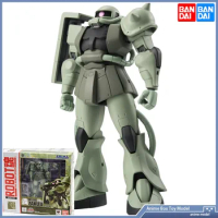 Gundam Bandai THE ROBOT SPIRITS SIDE NO.197 MS-06F Zaku II Ver ANIME MOBILE SUIT Action ModelToys Original Products