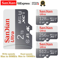 NEW Memory Card 1TB 2TB Micro TF SD Card High Speed Class10 128GB SD Card 190mb/s TF Card 256GB 512G