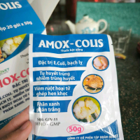 Amox colis 50g công ty thuốc Thú y Goovet