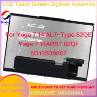 5D10S39868 LCD Display Panel Touch Screen Replacement Assembly For Lenovo 7 14 Yoga 7 14IAL7 82QE Yoga 7 14ARB7 82QF 5D10S39867