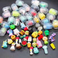 10Pcs Cartoon Transparent Ball Capsule Treat Kids Birthday Party Favors Baby Shower Guest Gift Pinata Fillers Blind Mystery Box