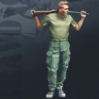 1/35 Scale Unpainted Resin Figure US soldier GK figure