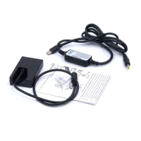 EP-5 EN-EL9 dummy battery+USB Type C USB-PD Converter To DC Cable For Nikon D40 D40X D60 D3000 D5000