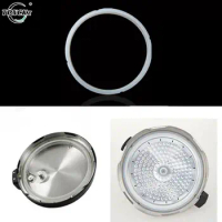 1pc 18/20/22/24cm Silicone Rubber Gasket Cooker Lid Sealing Ring Electric Pressure Cooker Replacement For 2-6L Cooker Gaskets