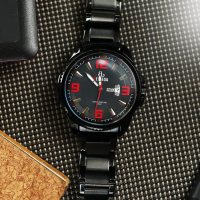 Jam Tangan BELLEDA B9035 Pria Anti Air Anti Gores Original Keren Watch Quartz Tanggal Aktif Stainles