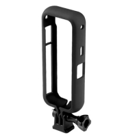 RISE-For Insta 360 ONE X2 Action Camera Housing Case Frame Bumper Protective Cage For Insta360 ONE X2 1/4 Threaded Ports