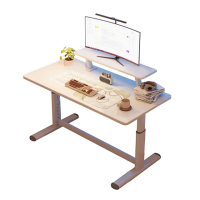 【WELAI】可升降簡約兒童學習桌椅-80CM(作業桌子 電腦桌 寫字桌 大白書桌)