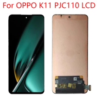 AMOLED 6.7 Inch For Oppo K11 PJC110 LCD With Frame Display Screen Touch Digitizer Panel Assembly Replacement