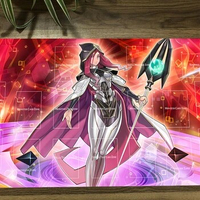 YuGiOh Cyberse Witch TCG CCG Mat Trading Card Game Mat Table Playmat Desk Gaming Playing Mat Mouse Pad Free Bag