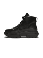 รองเท้าบูทผู้หญิง WYLDER LEATHER HIKER-LACE สี BLACK