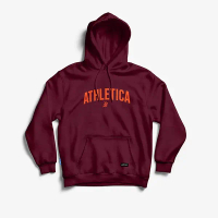 Athletica - Pullover ATH Varsity Base Maroon | Jacket Olahraga | Hoodie | Sweatshirt | Mantel