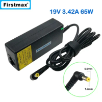Ac power adapter 19V 3.42A 65W laptop charger For Acer Aspire 3 A315-21G A315-41G A315-42G A315-51G A315-53G A315-54K A315-57