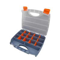 多分隔工具箱 螺絲收納 磯釣盒 釣魚配件盒 螺絲配件盒 手提式零件盒 塑料收納盒 螺絲分隔 180-SB15