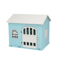 Modern Outdoor Rainproof Plastic Dog House, Universal Four Seasons Dog Cage, Small Dog House, Winter
