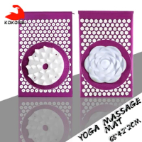 KoKossi Acupressure Mat Spike Yoga Massage Mat Cushion Pillow Set Kuznetsov's applicator Needles Sensi accupressure Mat Pranamat