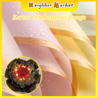 NEI 1 PACK ISI 20 LEMBAR Flower Wrapping Matte Paper Transparent Cellophane Kertas Bungkus Bunga Han