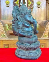 Patung dewa Ganesa Ganesha Hitam