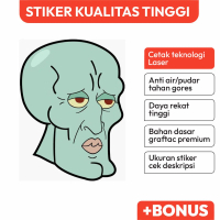 Stiker Squidward Lucu Keren
