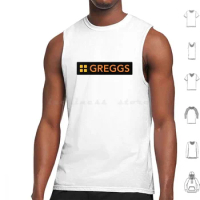 Greggs Logo Trending Tank Tops Print Cotton Greggs Greggs Logo Logo Pasty Bakery Uk United Kingdom Trending Greggs