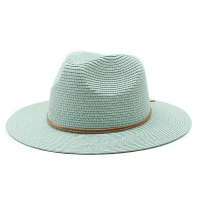Women Beach Panama Sun Hats Wide Brim Beach Straw Hat Men Bucket Hat Lady Spring Summer UV Protection Bone Jazz Caps Fedoras Hat