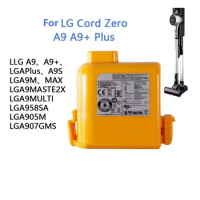 25V Battery For LG Cord Zero A9/A9+/PLUS A905M A907GMS A9 MAX A9MASTER2X A958/SK/SA Series EAC63758601 EAC63382208 Part