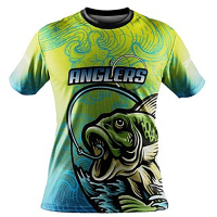 BAJU FAZZ BJ01 - JERSI CYAN WAVE PANCING ANGLERS FISHING JERSEY STRIKE MANCING