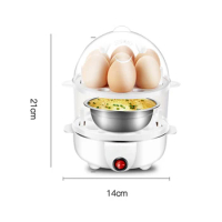 Breakfast Machine Egg Cooker 220V Household Small Multi-Functional Steamed Egg Custard Egg Steamer Heating Plate Boiled Eggs