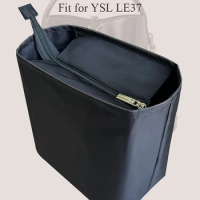 Nylon Purse Organizer Insert for YSL LE37 Bucket Zipper Inside Bag Lightweight Liner Bag Organizer Bag Tall Handbag Organizer