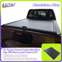 Trunk Lid For Toyota Tacoma Tundra Hilux Revo Vigo TRD Rocco Land Cruiser LC79 Pickup Bed Cover Car Retractable Roller Shutter