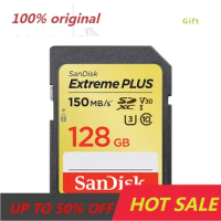 SanDisk Extreme SD Card SDHC/SDXC 512GB 256GB 128GB 64GB 32GB XVE microSD UHS-I Memory TF 150MB/s Class10 U3 For Camera V30 4K