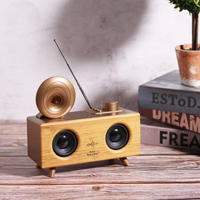 免運+開發票 新款B6木紋音箱潮流復古暢銷款家用無線喇叭花藍牙音箱可定logo