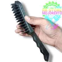 Sikat Baja - SIkat Kawat - Sikat Besi Gagang PVC - 6 Baris ATS