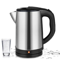 2.3L 2000W Electric Kettle Portable 220v Travel Teapot Stainless Steel Coffee Tea Pot For Boiling Water Kitchen Home 케틀팟 전기포트주전자