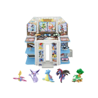 【TAKARA TOMY】POKEMON 精靈寶可夢 太晶化訓練對戰中心+克雷色利亞+太陽伊布+拉普拉斯+三首惡龍+土台龜