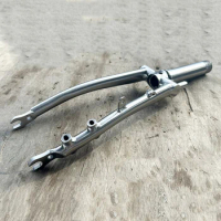 Titanium Alloy Folding Bike Front Fork 16 Inch Flat-Mounted Brake