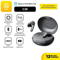 SoundPEATS C30 12mm Titanium-PU Dynamic Driver Bluetooth TWS True Wireless Stereo Earphone In-Ear Hi