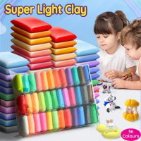 Clay Super Light Clay With Tools For Diy Modeling Clay 36 Colours Safe And Non-Toxic Colored Clay Children Light Air-Dry Clay Ha