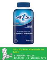 One A Day Mens Multivitamin 300 Tablets(Exp: 06/2027)