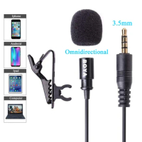 BOYA BY-LM10 Smartphone Audio Video Recording Lavalier Microphone for iPhone 6 6s 5 5s 4s ios Android Phone Condenser Microphone