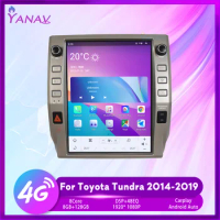 For Toyota Tundra 2014-2019 2 din Android 11 car radio tape recorder android auto GPS navigation head unit Qualcomm Snapdragon