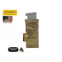 Emerson Tactical LCS Pistol Magazine Pouch Single Mag Bag MOLLE Panel Laser Cut Airsoft Outdoor Hunting Shooting Military Gear