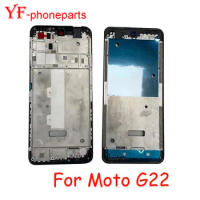 Best Quality Middle Frame For Motorola Moto G22 Front Frame Housing Bezel Repair Parts