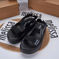 Melissa New Jelly Shoes รองเท้าชายหาดรองเท้าแตะหนา Matsuttake Women S Roman Shoes3/2