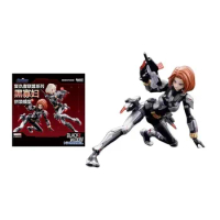 In Stock Marvel Comics Original E-Model Anime Figure The Avengers Black Widow Assembly Model 80057 Mobile Suit Girl Collectible